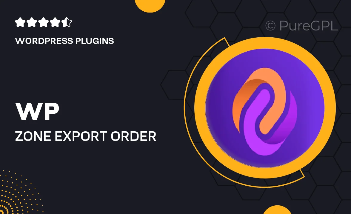 WP Zone | Export Order Items Pro for WooCommerce