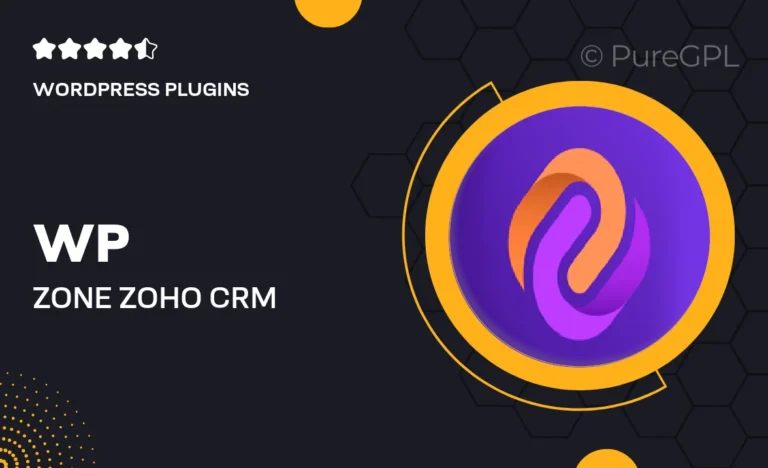 wp zone zoho crm connector pro for woocommerce