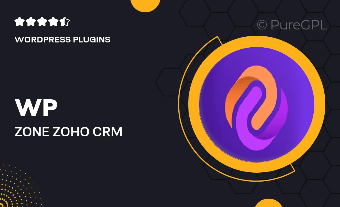 WP Zone | Zoho CRM Connector Pro for WooCommerce