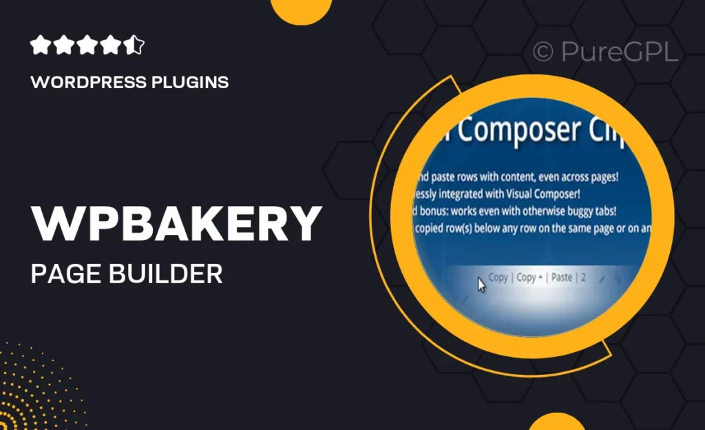 WPBakery Page Builder Clipboard
