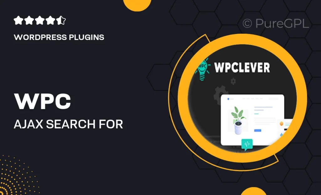 WPC AJAX Search for WooCommerce Premium feature image