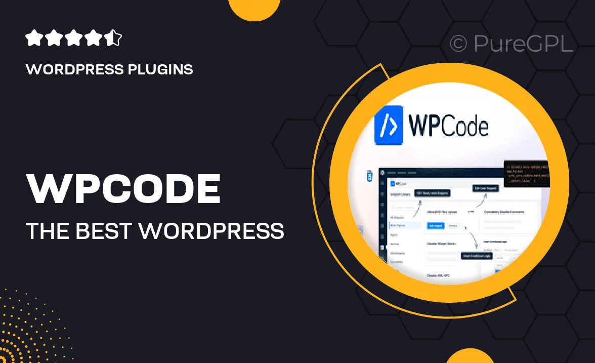 WPCode – The Best WordPress Code Snippets Plugin + Addons