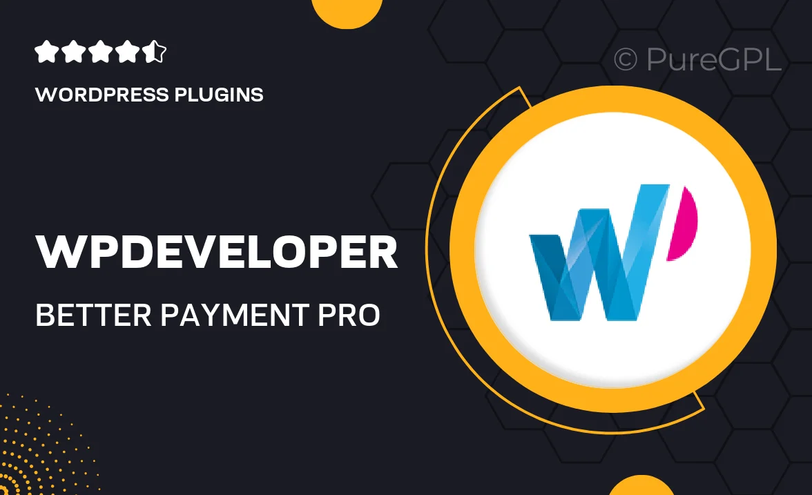 WPDeveloper | Better Payment Pro