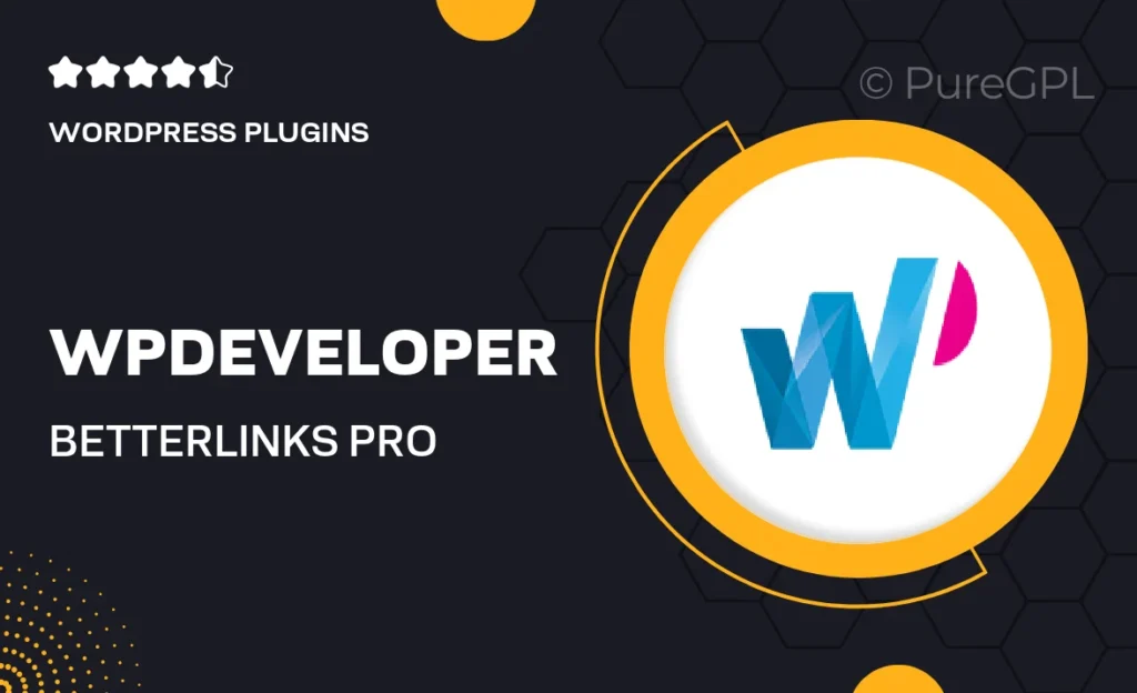 WPDeveloper | BetterLinks Pro feature image