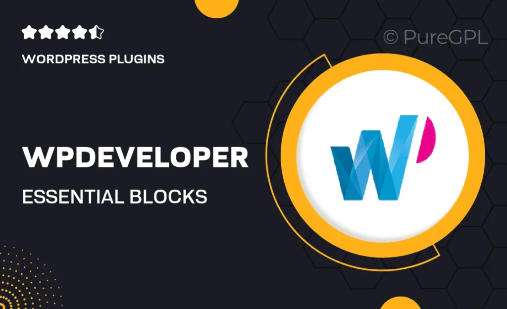 WPDeveloper | Essential Blocks Pro feature image