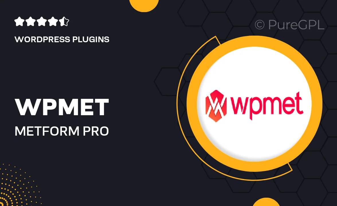 Wpmet | MetForm Pro