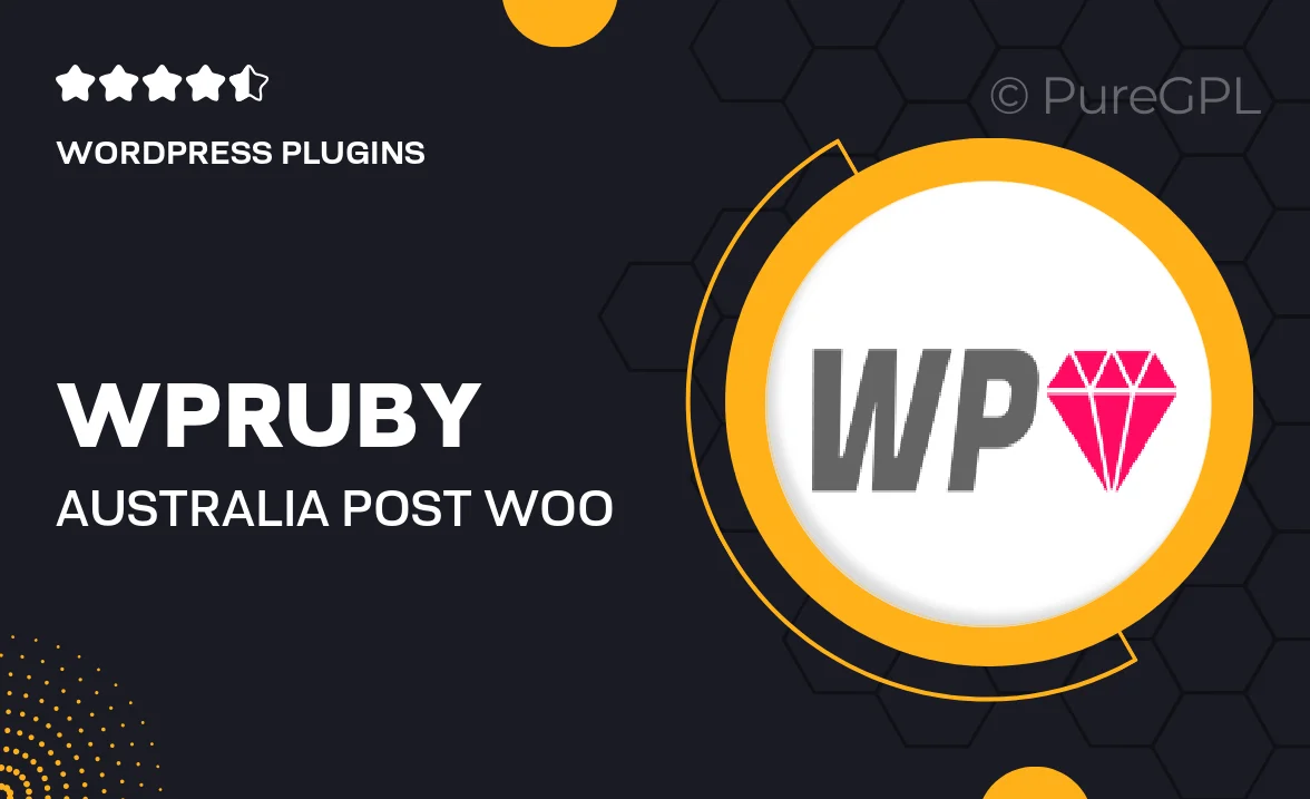 WPRuby | Australia Post Woo Extension PRO