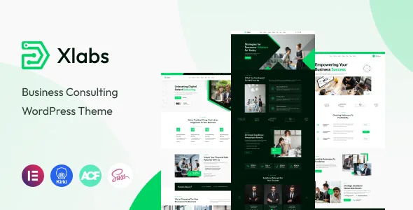 xlab business consulting wordpress theme 1