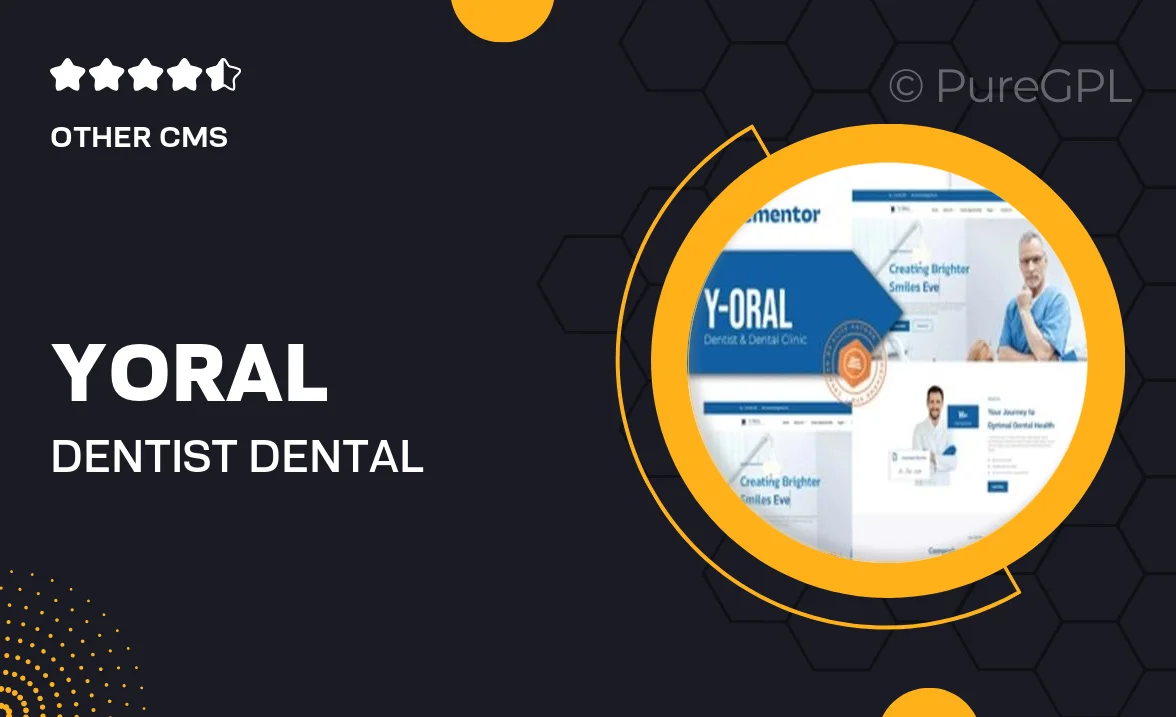 Y-Oral – Dentist & Dental Clinic Elementor Template Kit