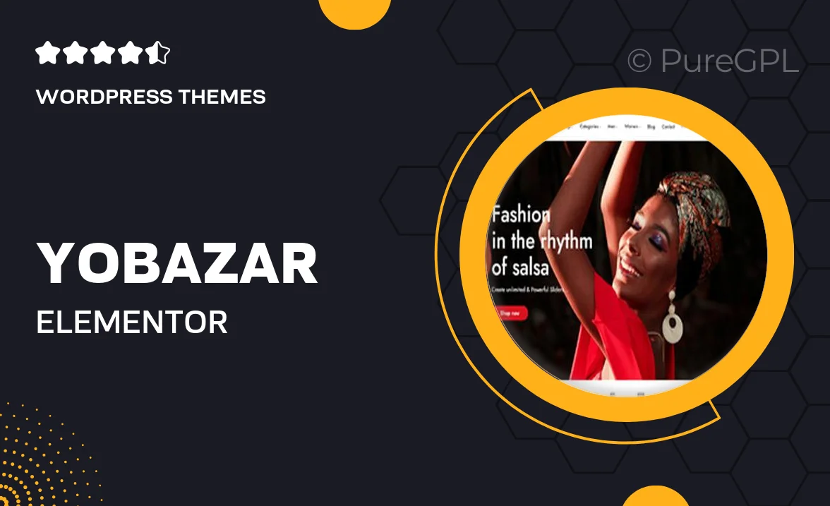 Yobazar – Elementor WooCommerce WordPress Theme