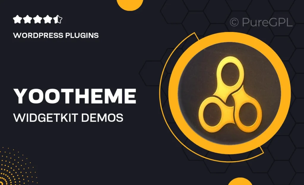 YOOtheme | Widgetkit + Demos