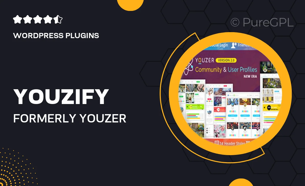 Youzify (formerly Youzer) – BuddyPress Community & WordPress User Profile Plugin