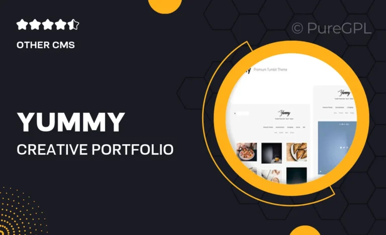 yummy creative portfolio tumblr theme