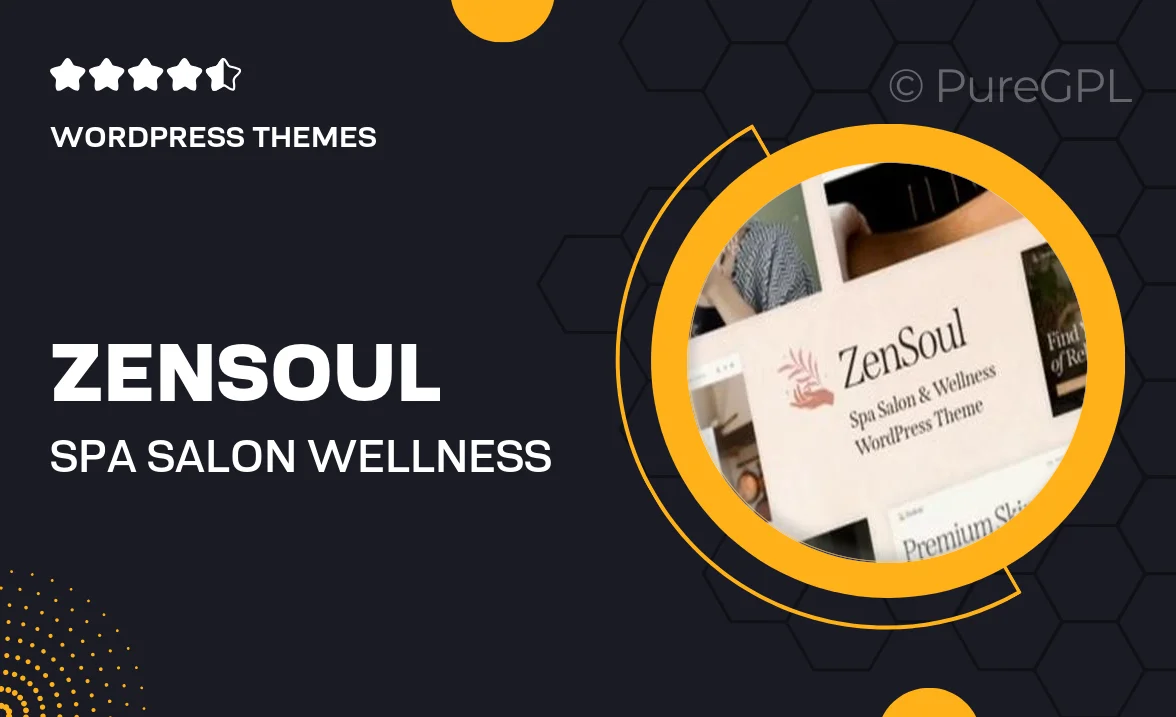 ZenSoul – Spa Salon & Wellness WordPress Theme + AI