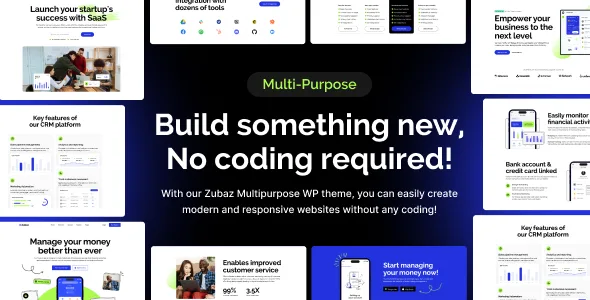 zubaz saas startup wordpress theme 1