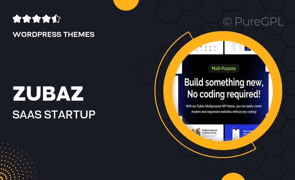 Zubaz – SaaS & Startup WordPress Theme