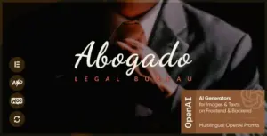 Abogado – Lawyer Firm & Legal Bureau WordPress Theme