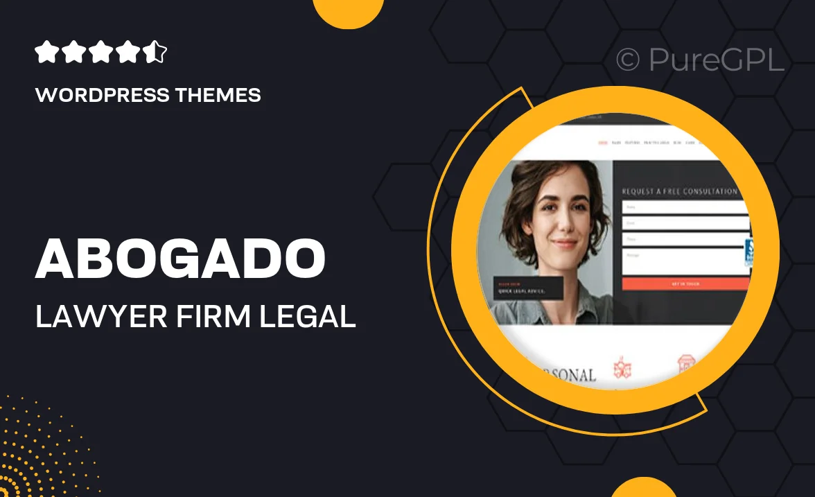 Abogado – Lawyer Firm & Legal Bureau WordPress Theme