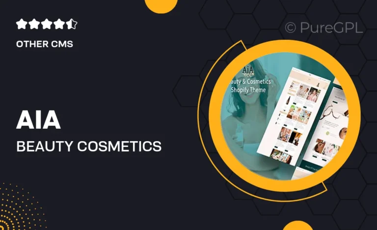 aia beauty cosmetics shop shopify theme