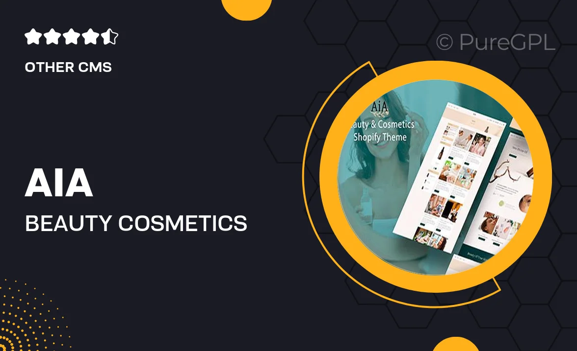 AIA – Beauty Cosmetics Shop Shopify Theme