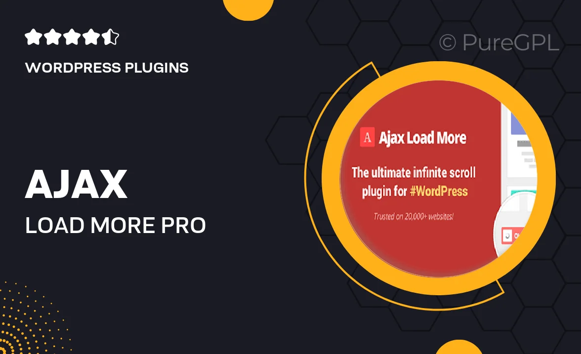 Ajax Load More Pro – WordPress Infinite Scroll