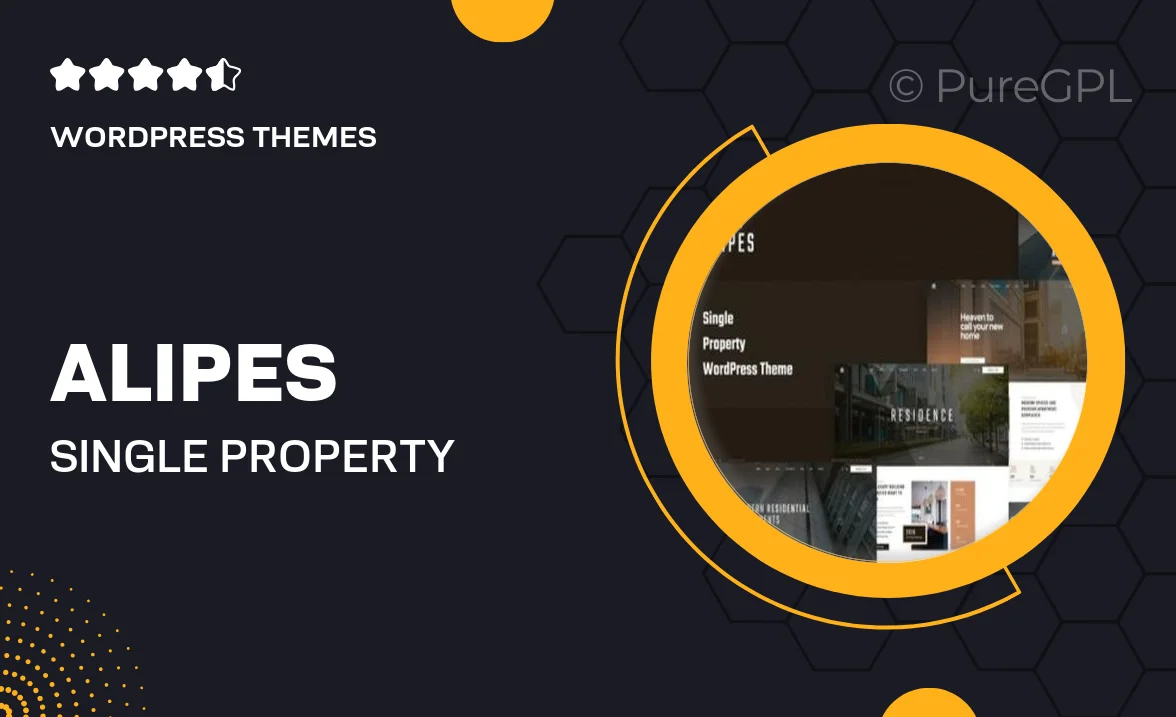 Alipes – Single Property WordPress Theme