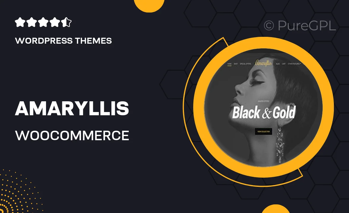 Amaryllis – WooCommerce WordPress Theme