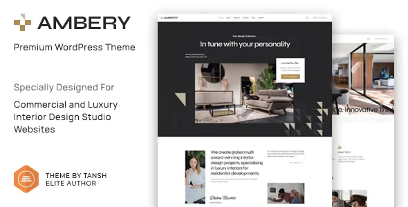 ambery interior design wordpress theme 1