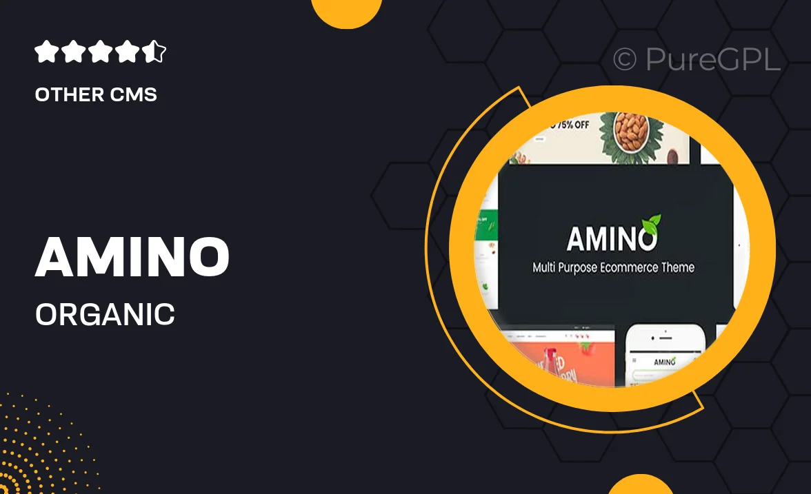 Amino – Organic & Multipurpose OpenCart Theme