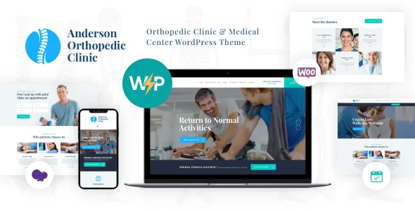 anderson orthopedic clinic medical center wordpress theme 1