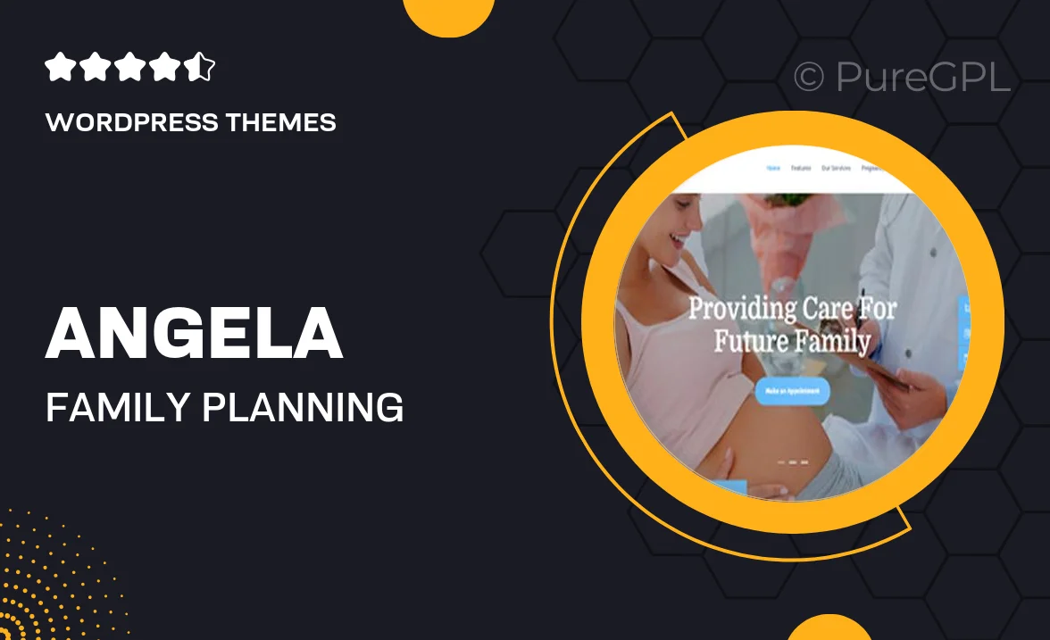 Angela | Family Planning & Pregnancy Clinic WordPress Theme