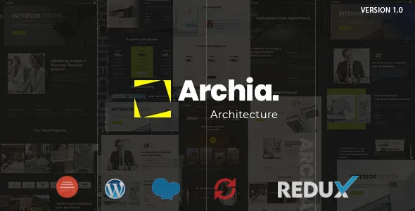 archia architecture interior wordpress theme 1