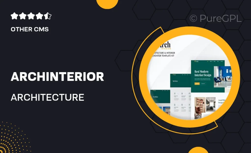 Archinterior – Architecture & Interior Elementor Pro Template Kit 58 Archinterior – Architecture & Interior Elementor Pro Template Kit