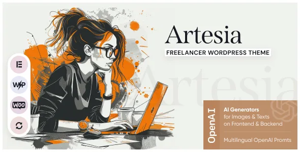 artesia wordpress theme for creatives 1