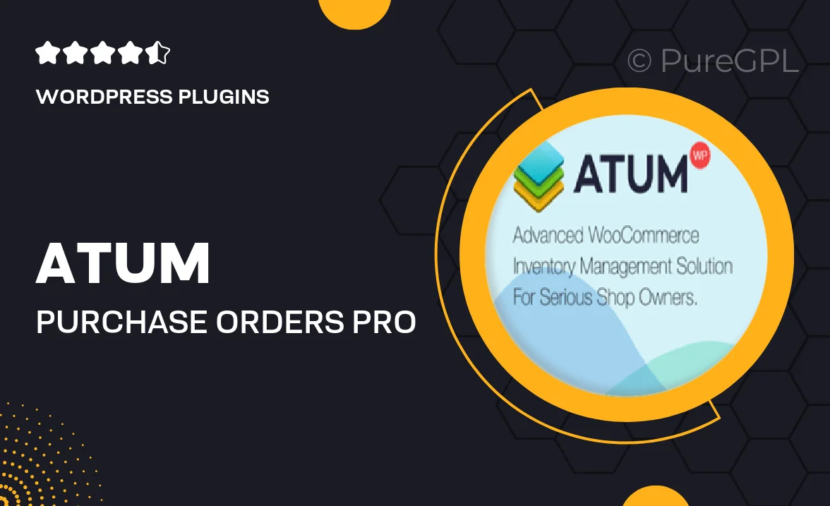 ATUM | Purchase Orders PRO