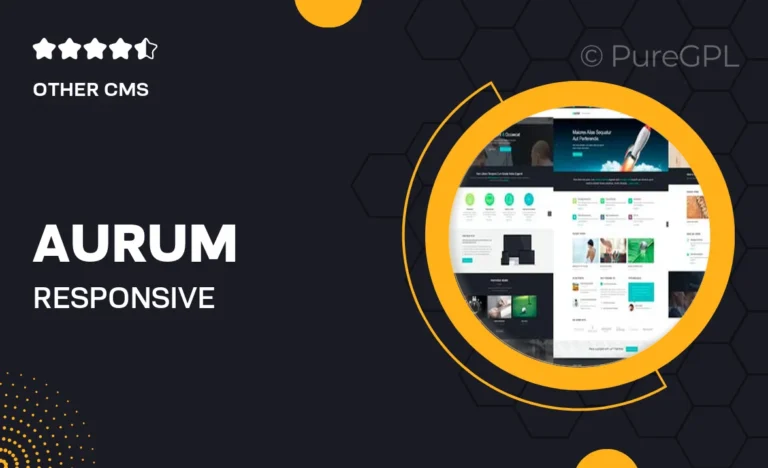 aurum responsive multipurpose drupal theme