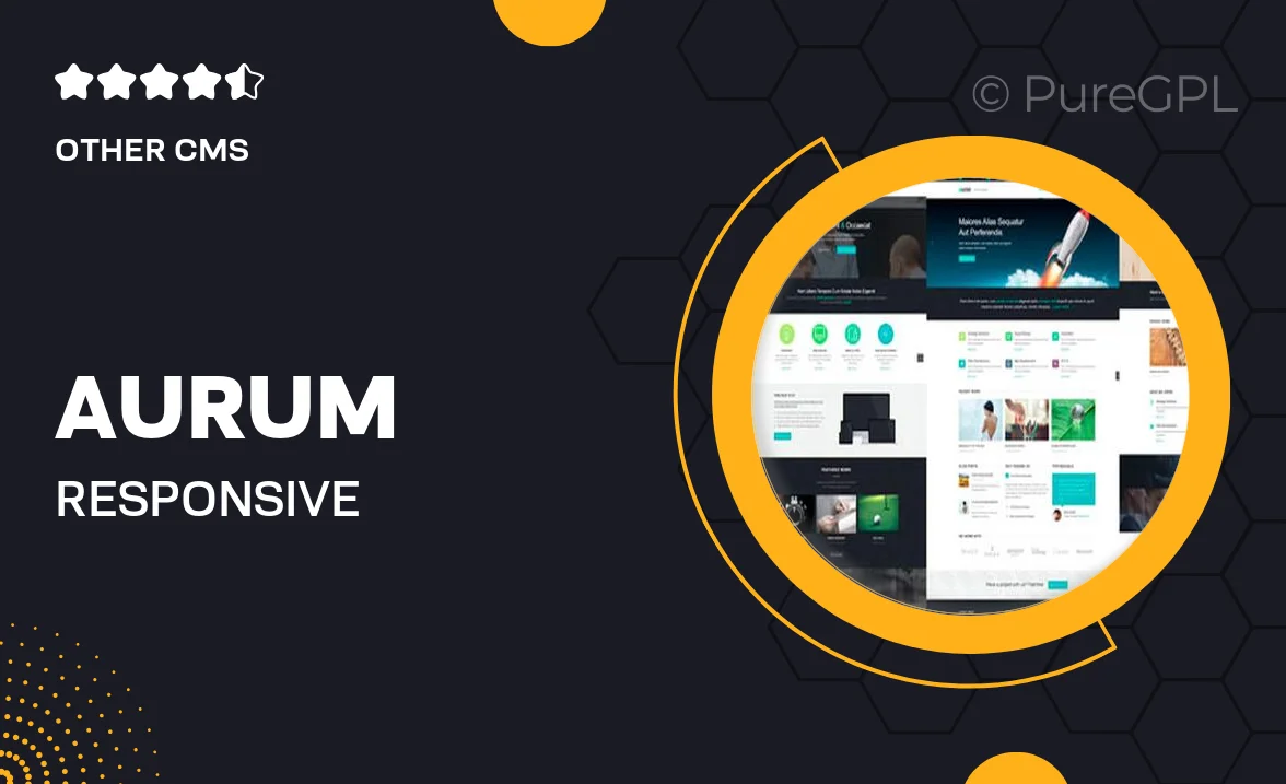 Aurum – Responsive Multipurpose Drupal Theme