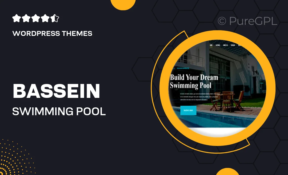 Bassein | Swimming Pool Cleaning & Maintenance Service WordPress Theme