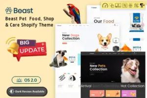 Beast – Pet Shop, Food, Ecommerce & Store Shopify Theme