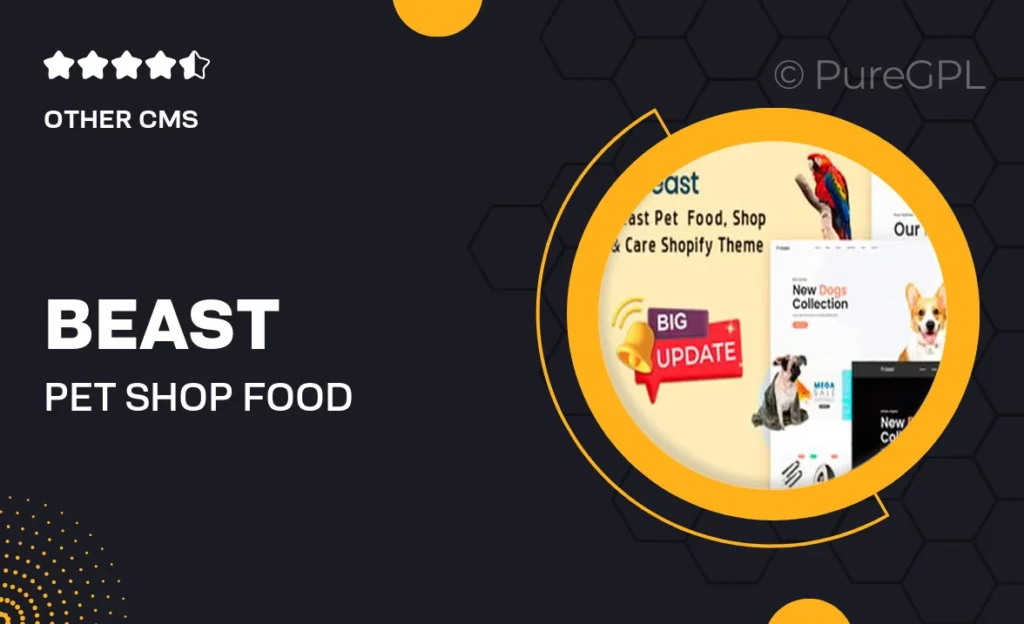 Beast – Pet Shop, Food, Ecommerce & Store Shopify Theme 5 Beast – Pet Shop, Food, Ecommerce & Store Shopify Theme