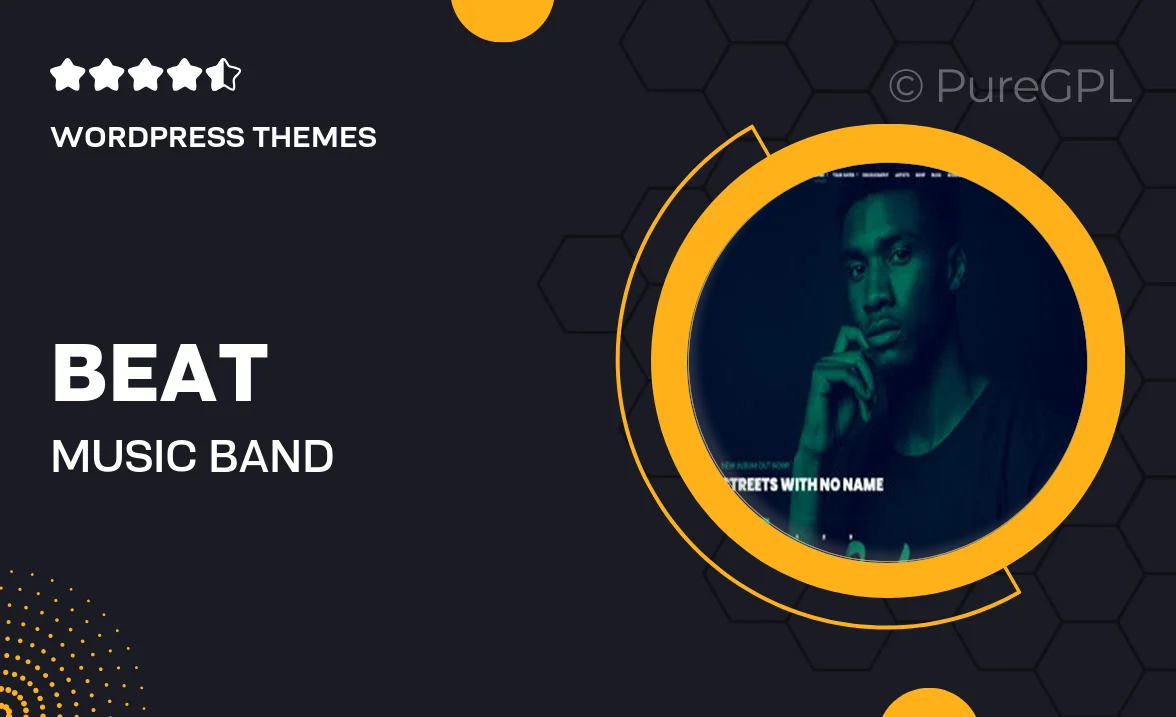 Beat – Music & Band WordPress Theme