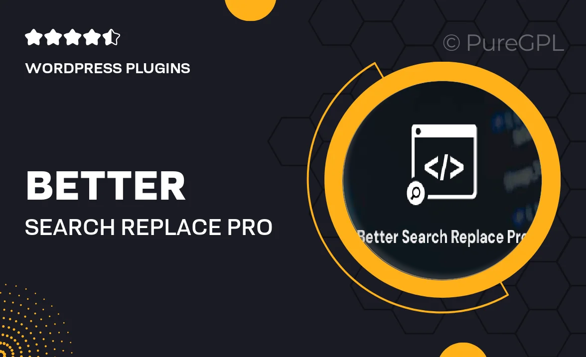 Better Search Replace Pro – Migration Plugin for WordPress