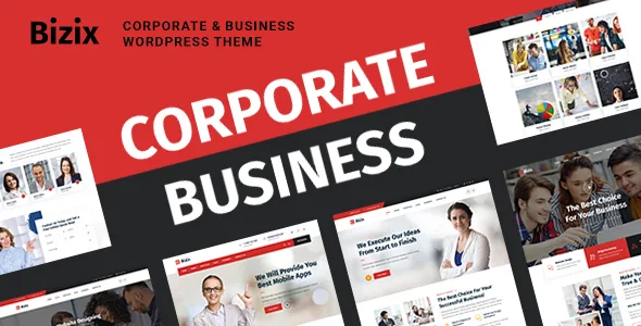 bizix corporate and business wordpress theme 1