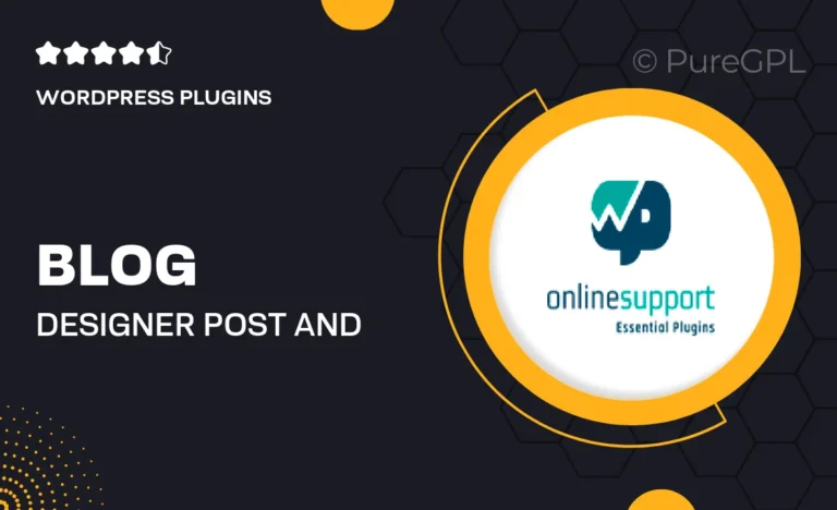 blog designer post and widget pro