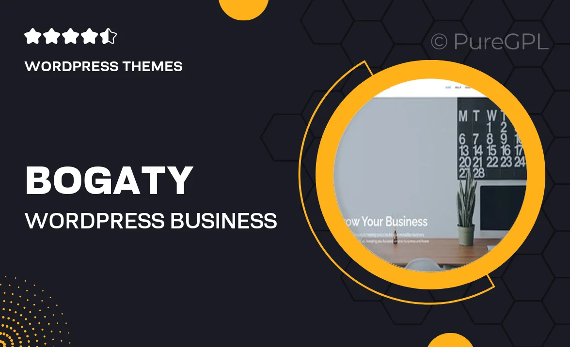 Bogaty – WordPress Business & Agency Theme