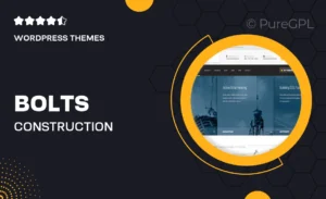 Bolts Construction – Construction, Renovation and Building WordPress Theme