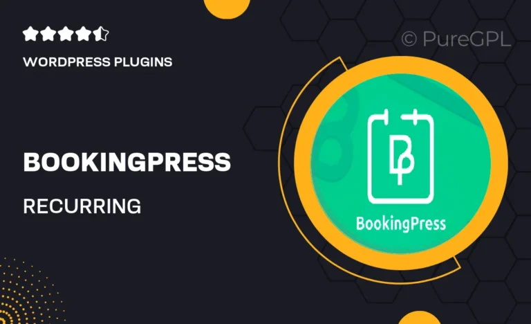 bookingpress recurring appointments addon