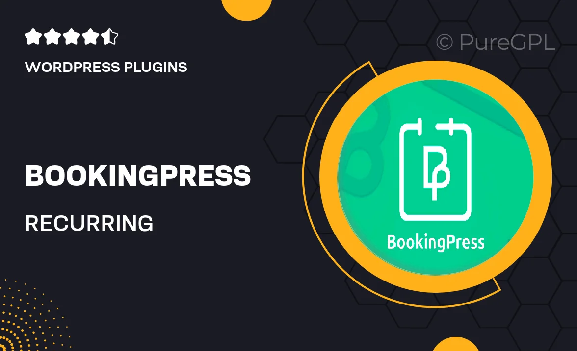 Bookingpress | Recurring Appointments Addon
