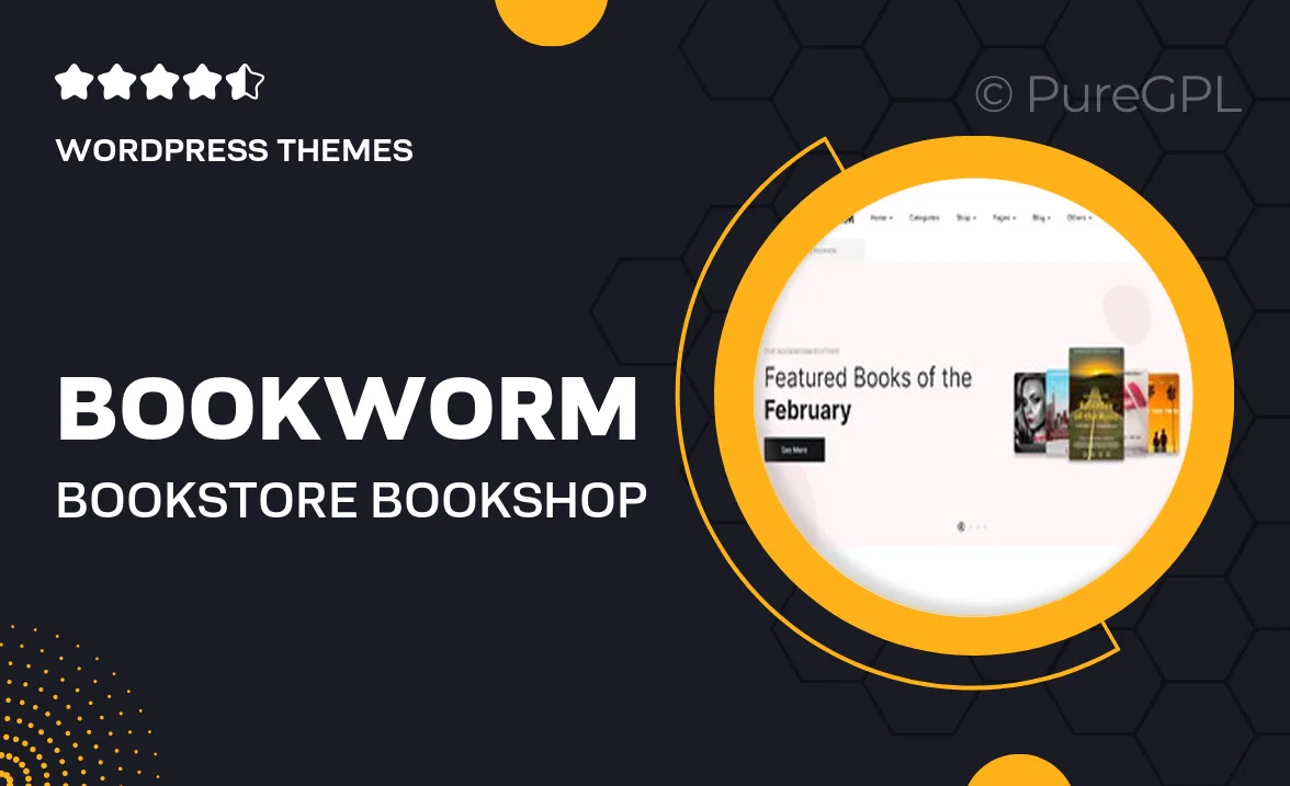 Bookworm – Bookstore & Bookshop WooCommerce Theme