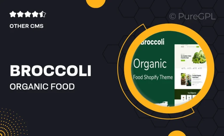 broccoli organic food shopify theme